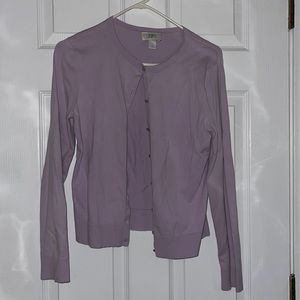 Light purple cardigan